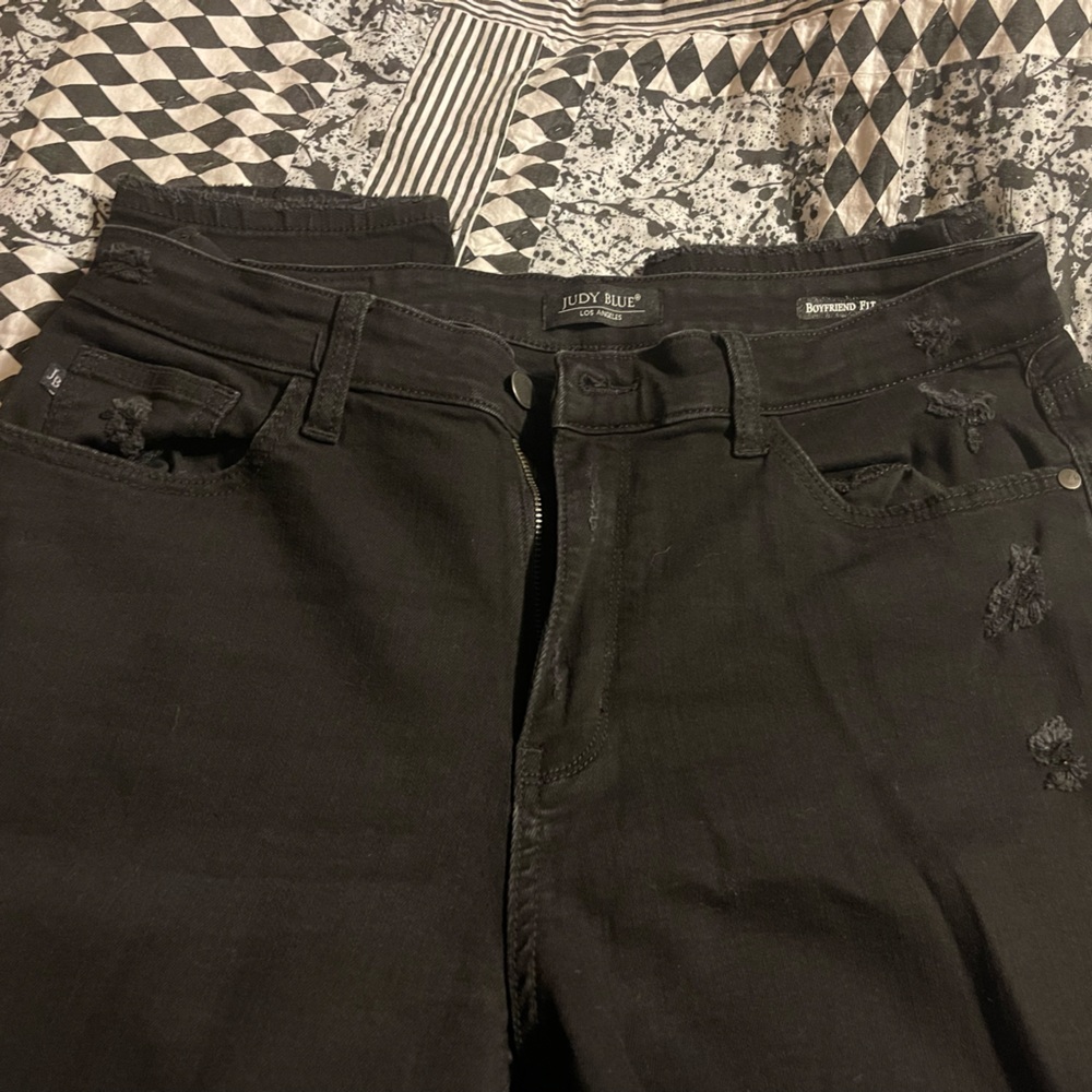Judy Blues, size 13 Black Boyfriend